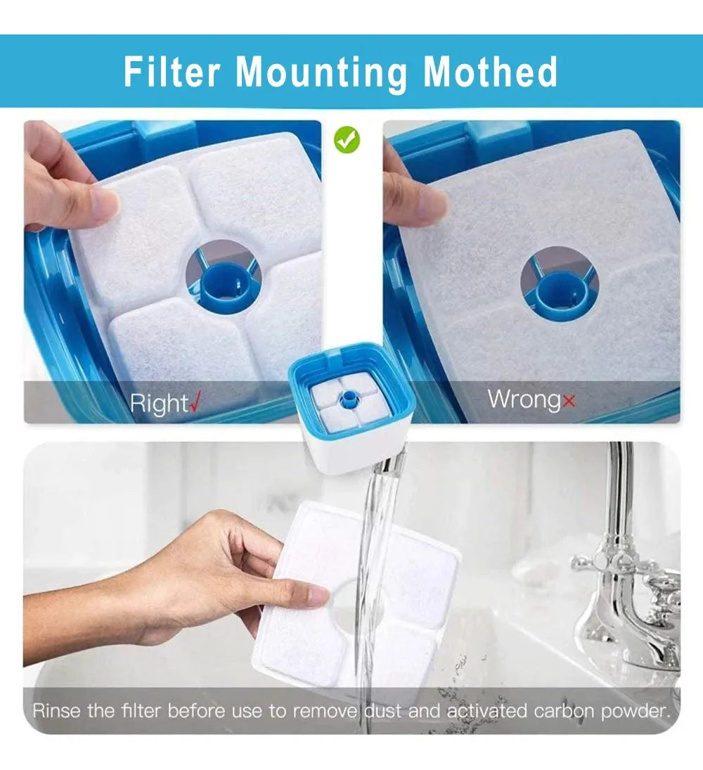 Filtro Cuadrado x4 para fuente de gato