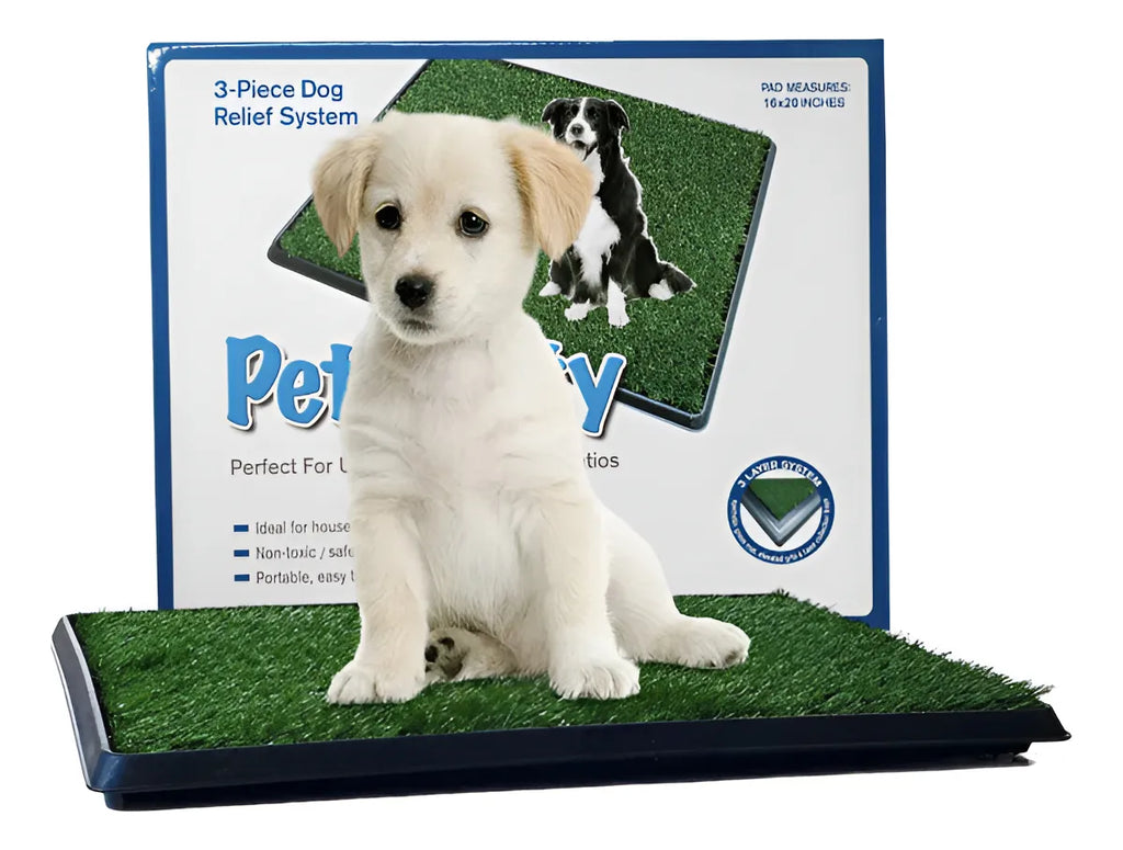 Tapete Sanitario Cesped Sintetico Para perro Lavable